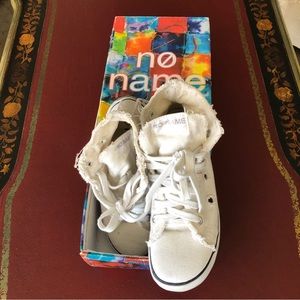 No Name cotton canvas sneakers White gardenia Used twice In Box